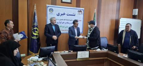نشست خبری مدیرکل کمیته امداد استان گلستان با موضوع جشن خودکفایی